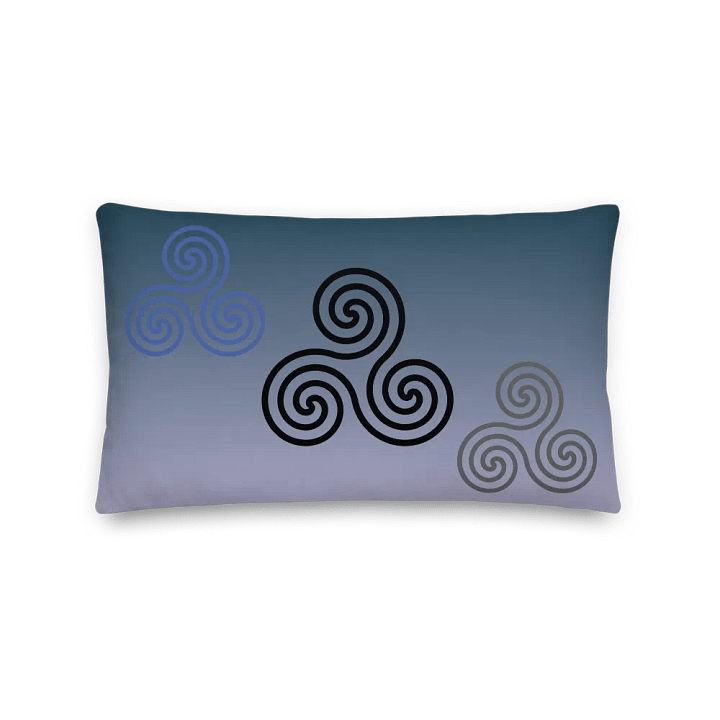 Triskelion Trio Decorative Premium Pillow product image (2)