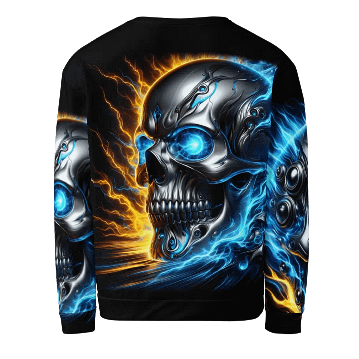 Ethereal Skull Glow - Unisex Sweatshirt #14 product image (2)