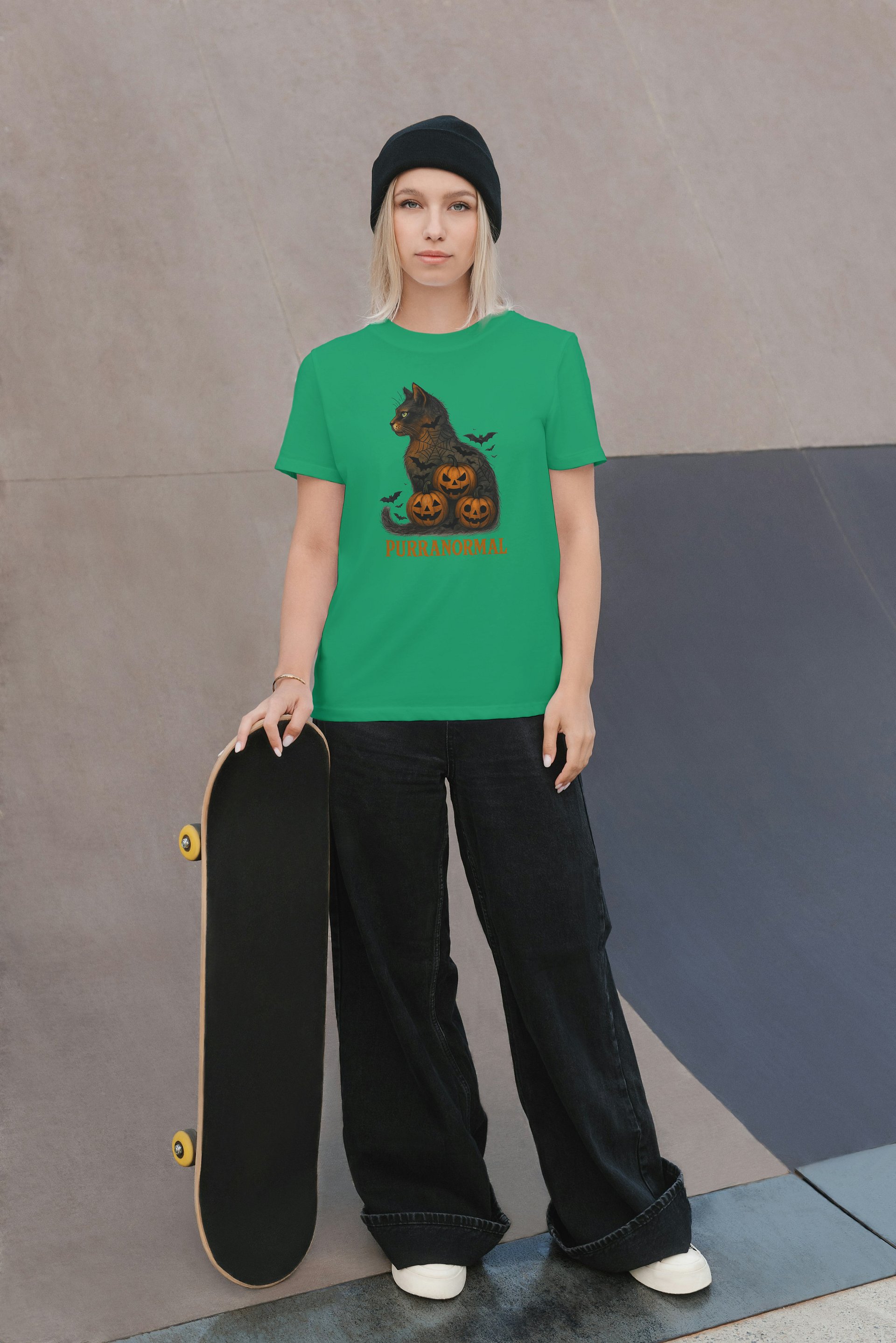 Funny Cat Halloween T-Shirt | Purranormal product image (178)