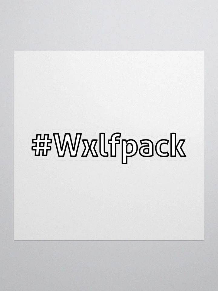 Wxlfpack Kiss Cut Stickers product image (4)