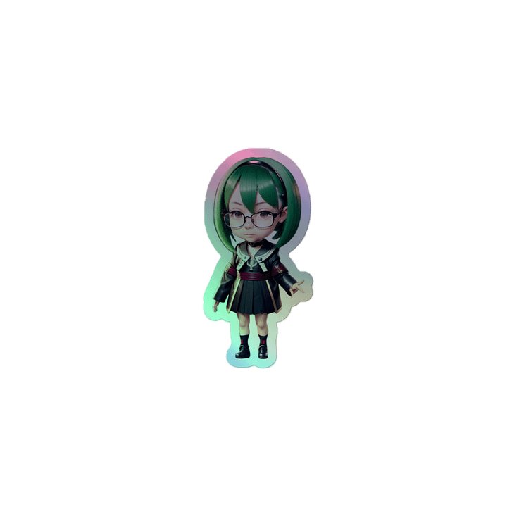 (GREEN CHIBI) K "HOLOGRAPHIC" STICKERS product image (1)