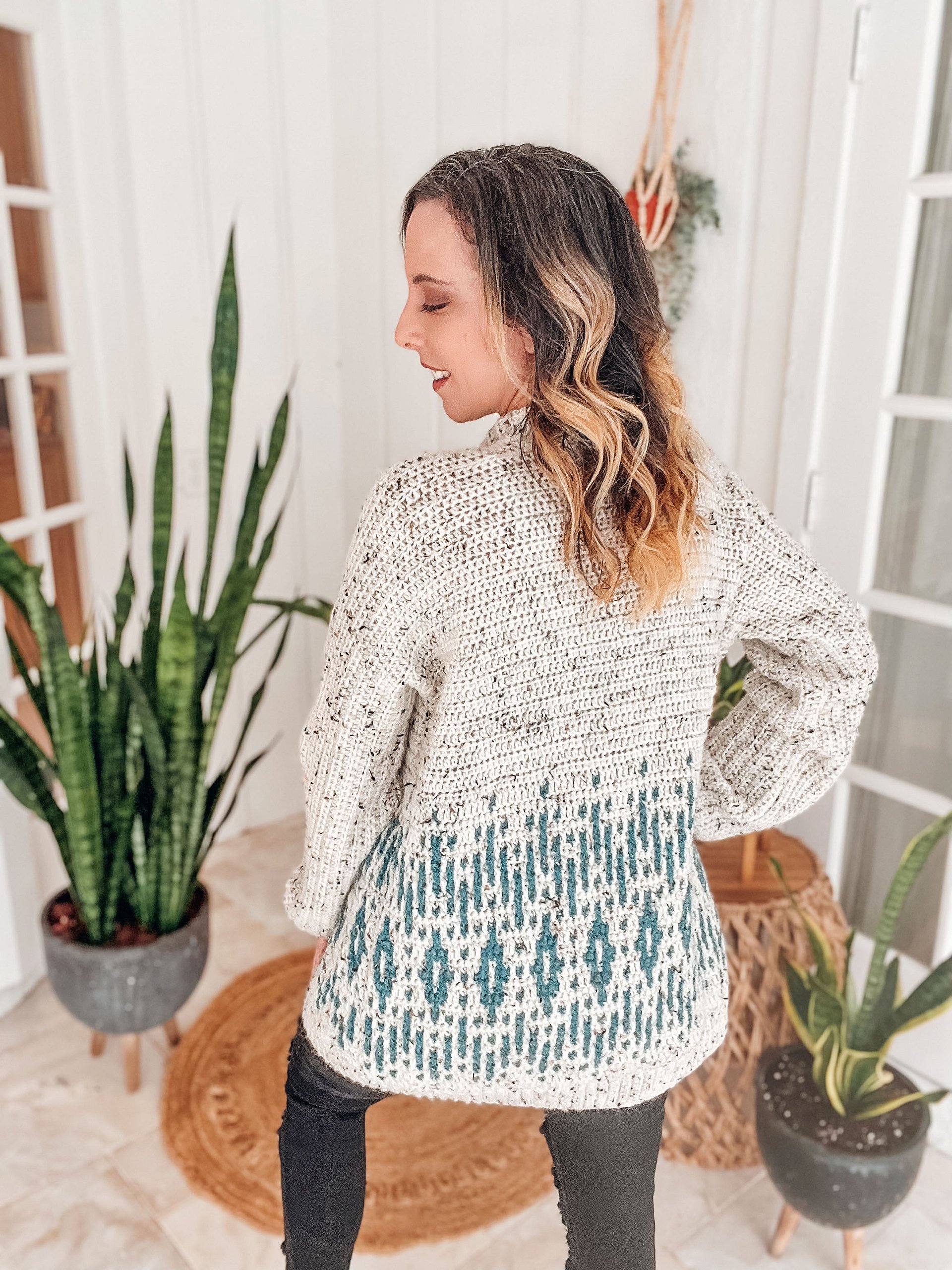Wish Upon A Star Crochet Cardigan - Learn to Crochet an Easy Mosaic Cardigan product image (3)