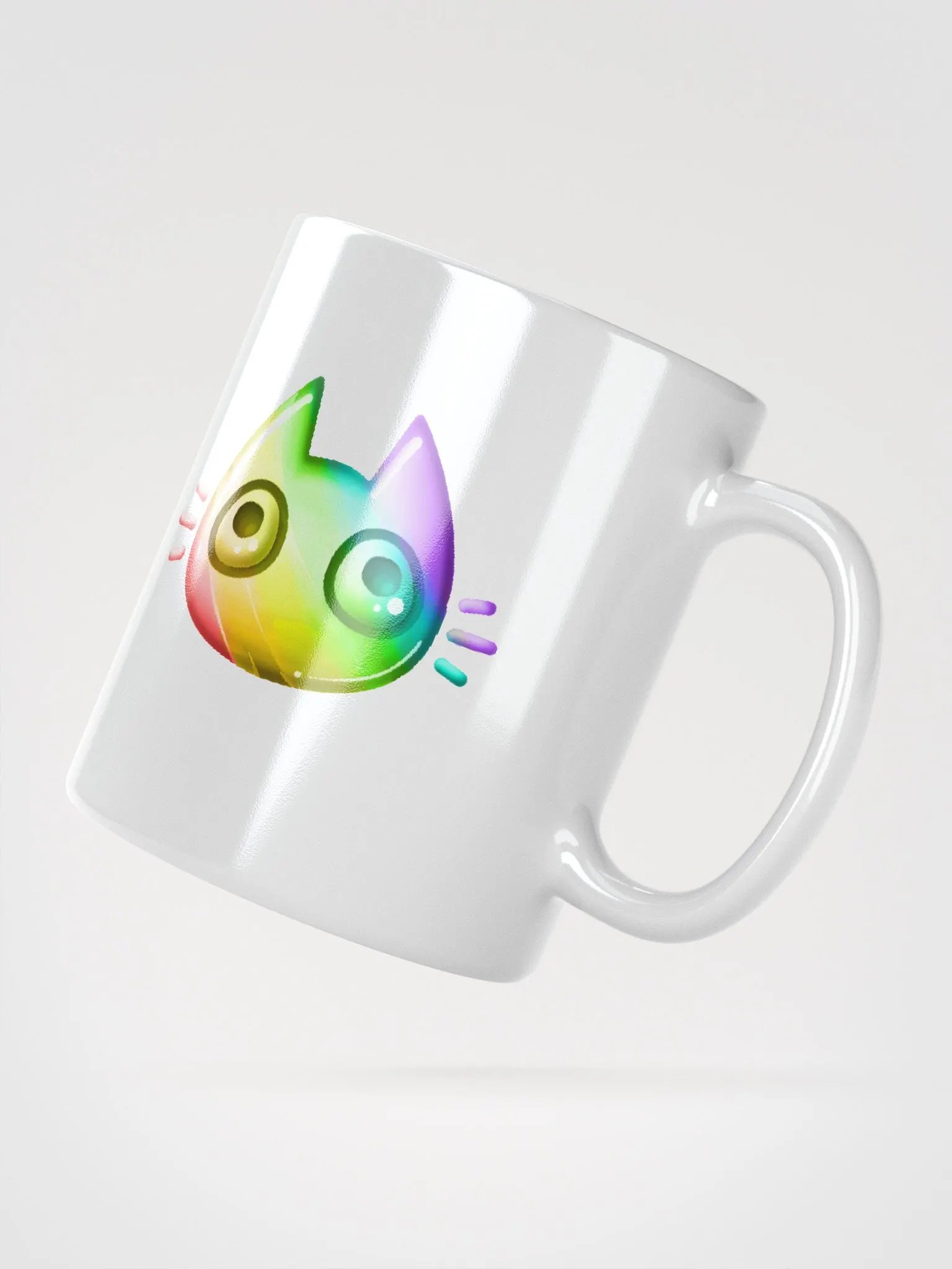 Rainbow Cat Face Mug product image (3)
