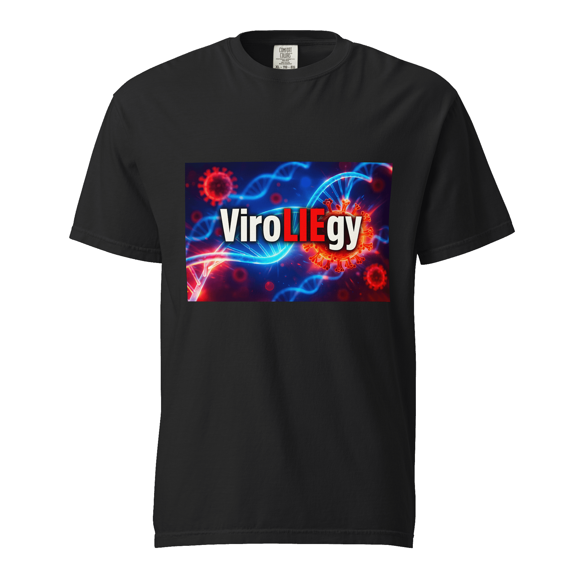 ViroLIEgy Logo T-Shirt Black product image (1)