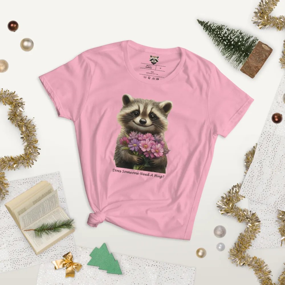 Floral Raccoon Women's Tee product image (9)