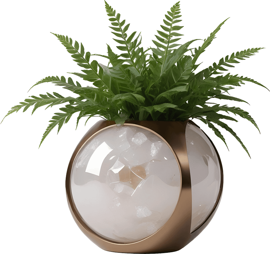 Glamour Organique – Luxury Design Planter PNG product image (1)