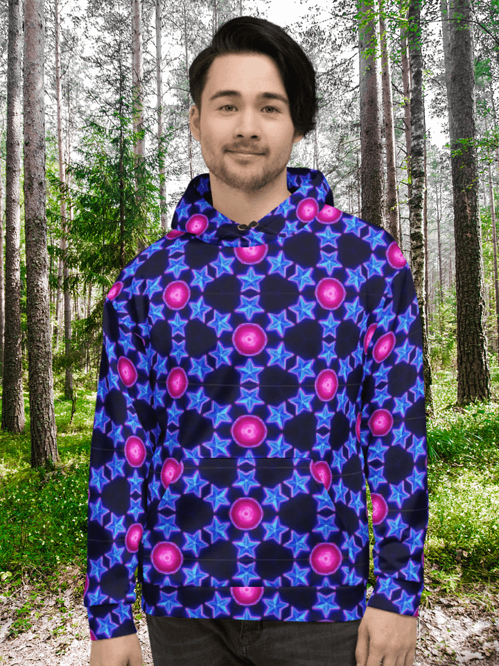 Starry Lattice Recycled Hoodie product image (1)