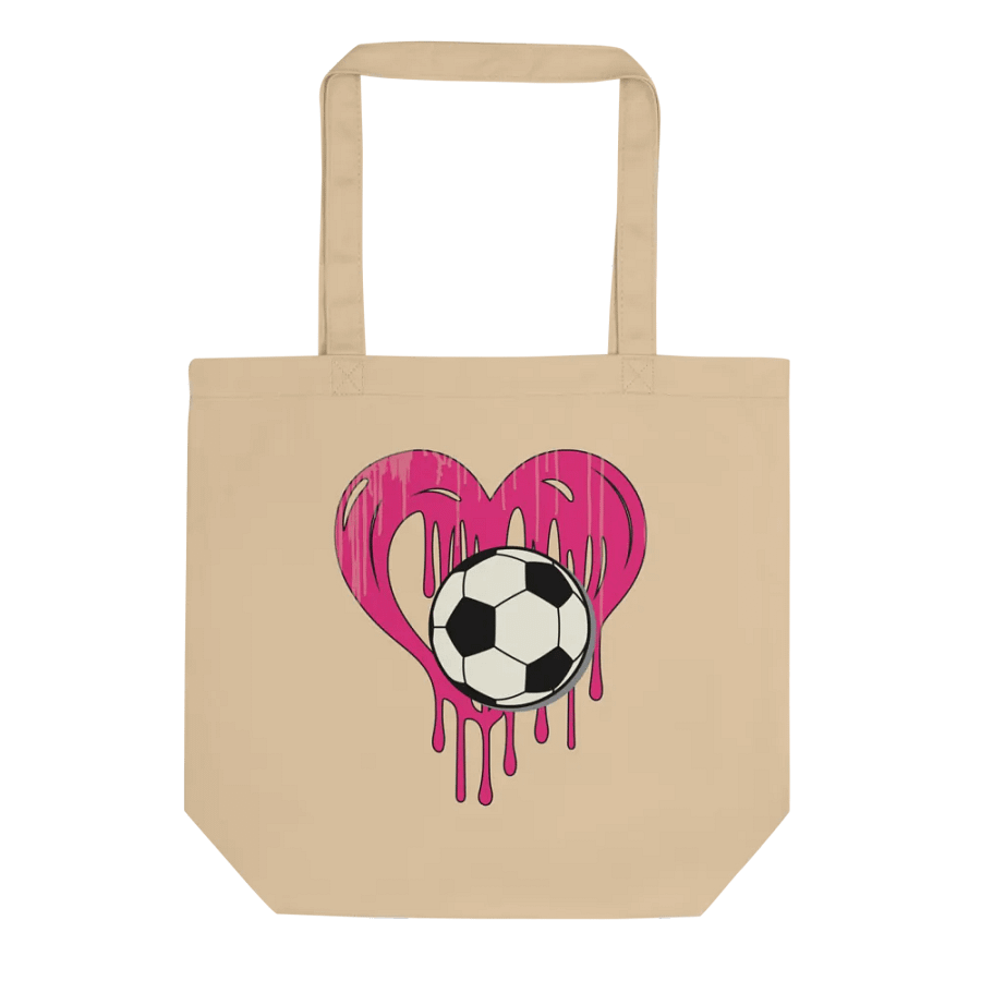 Heart Soccer Love Eco Tote product image (1)