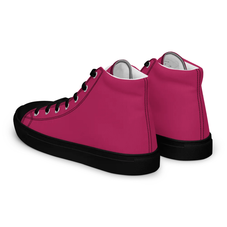 Wild Berry Vibes High Top Canvas Shoes product image (9)