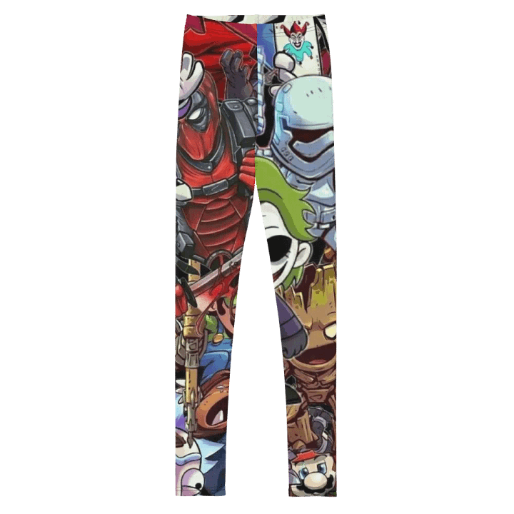 Kids Leggings – Villains Print for Edgy & Dramatic Style product image (2)