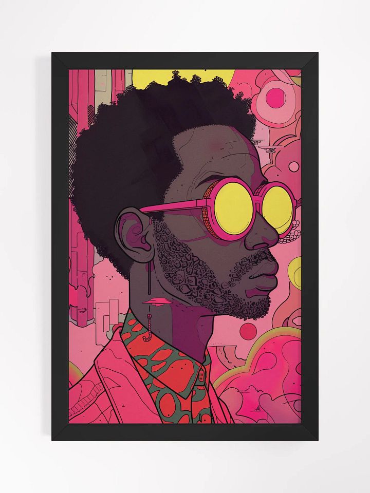 Retro Shades: Street Style Pop Art Framed Poster product image (1)
