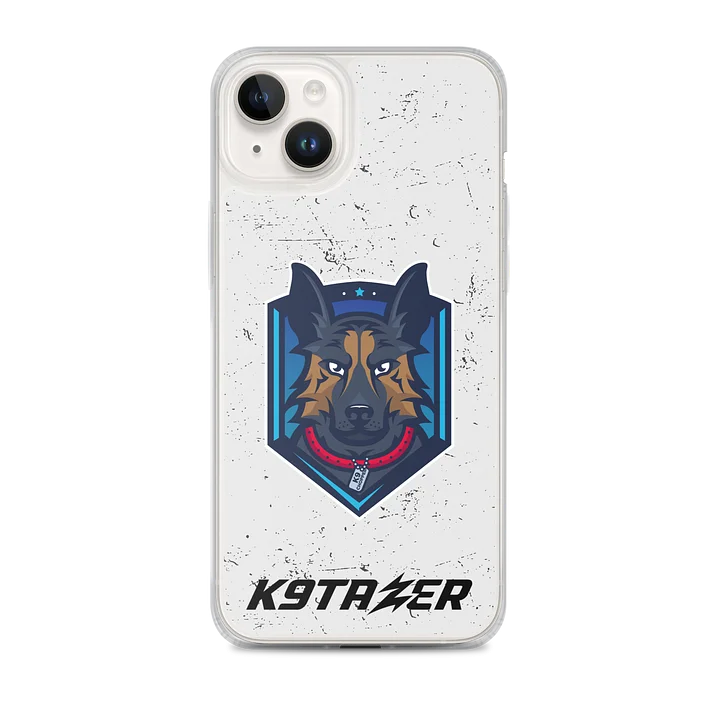K9TaZer Emblem Clear iPhone Case product image (2)