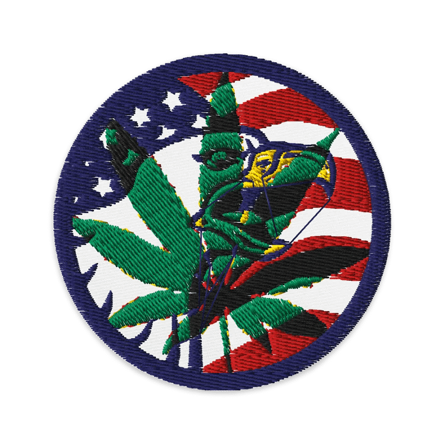 Patriotic Eagle Flag - Cannabis | Patch product image (1)