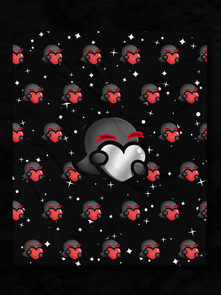 Heart Spam Space Throw Blanket product image (1)