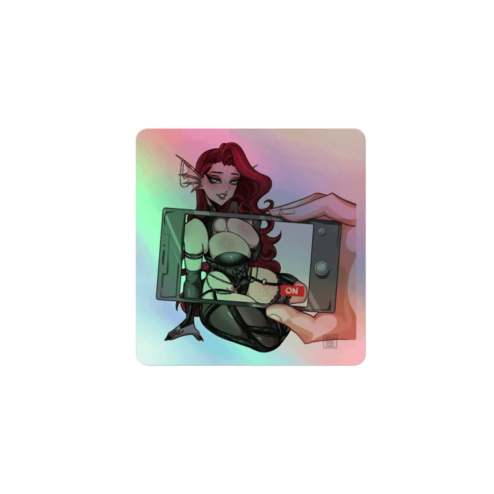 Deadly Pinup Camera Holo Sticker product image (1)