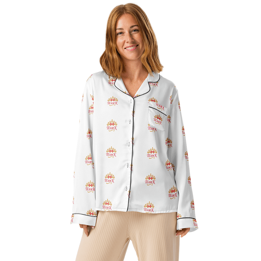 Team K (V-1) Women's Long Sleeve Pajama Top product image (1)