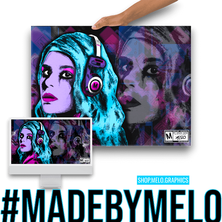 Personal Playlist by MELOGRAPHICS - Canvas Art + Digital Wallpaper | #MadeByMELO product image (1)