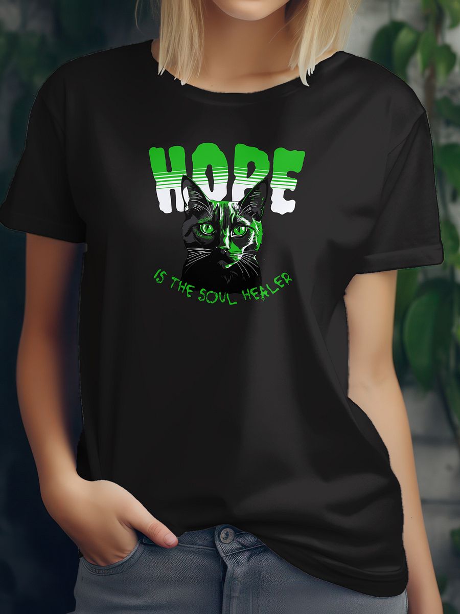 HOPE IS THE SOUL HEALER ORGANIC T-SHIRT product image (6)