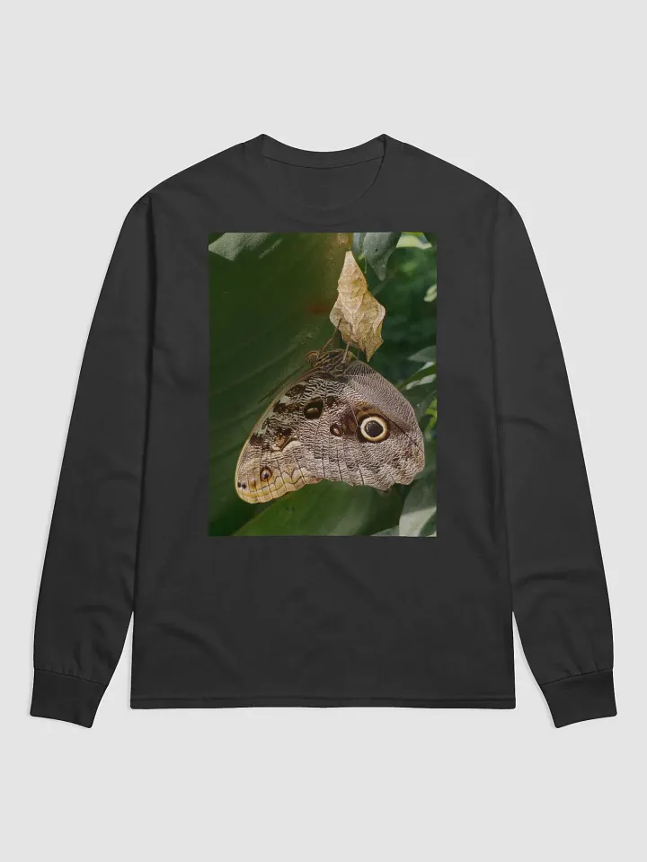 Tropical Owl Butterfly Unisex Long Sleeve T-Shirt product image (2)