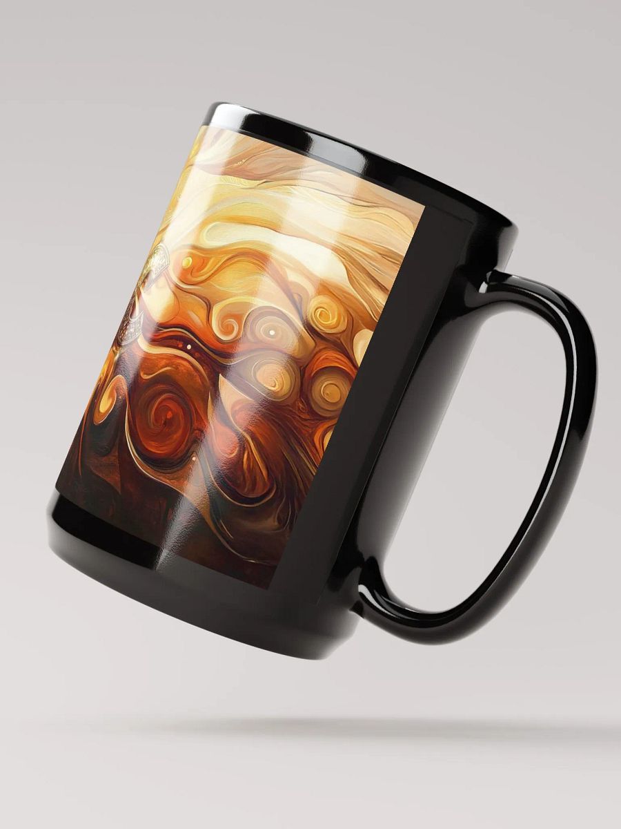 Cosmic Coffee Black Glossy Mug product image (3)