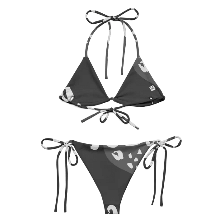Grey Leopard All-Over Bikini Set product image (2)