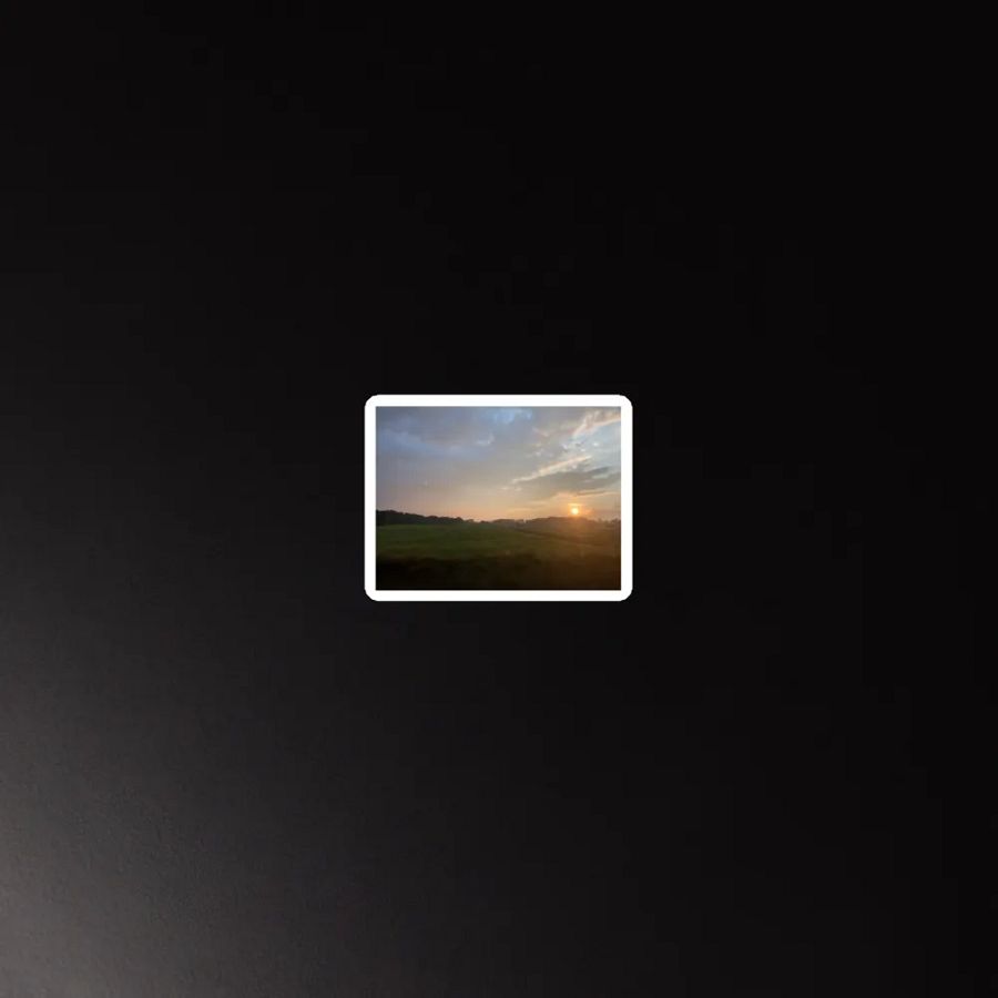 Nature Hazy Evening Die-Cut Magnet product image (3)