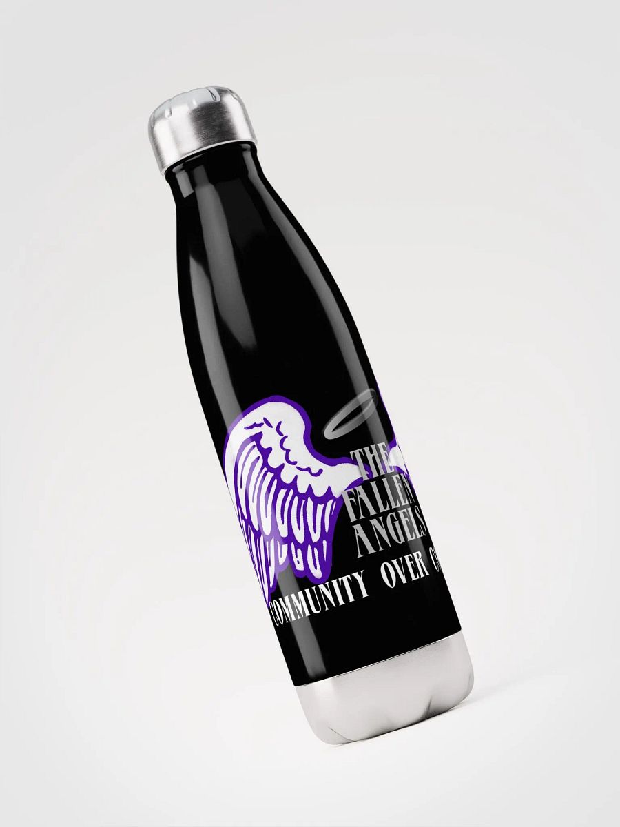 Fallen Angel Stainless Steel Water Bottle Black product image (3)