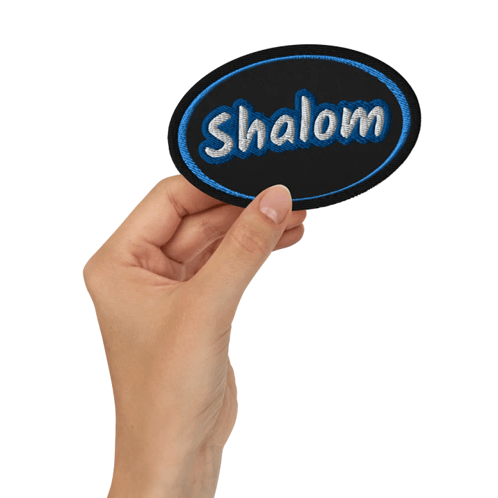 Shalom Embriodered Badge product image (2)