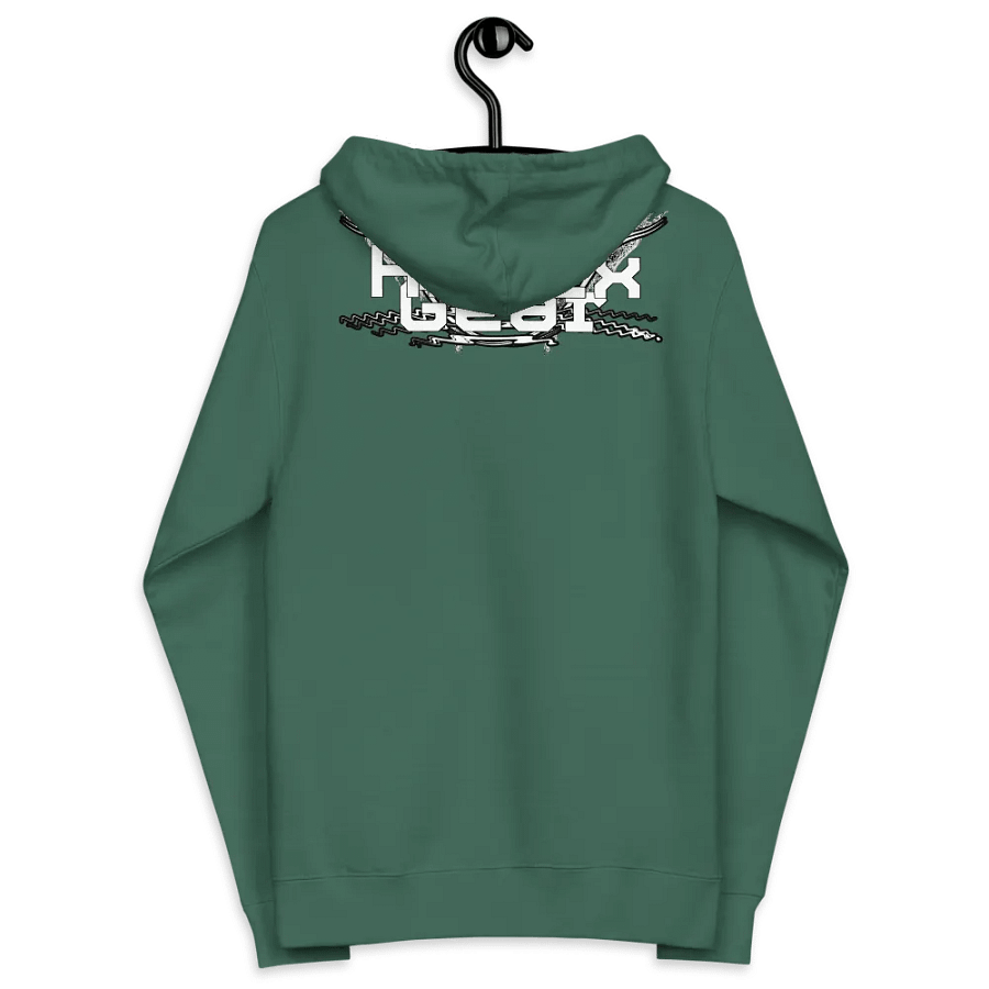 Fleece Zip Up Hoodie - Embroidered - White HApex Gear White Logo product image (6)
