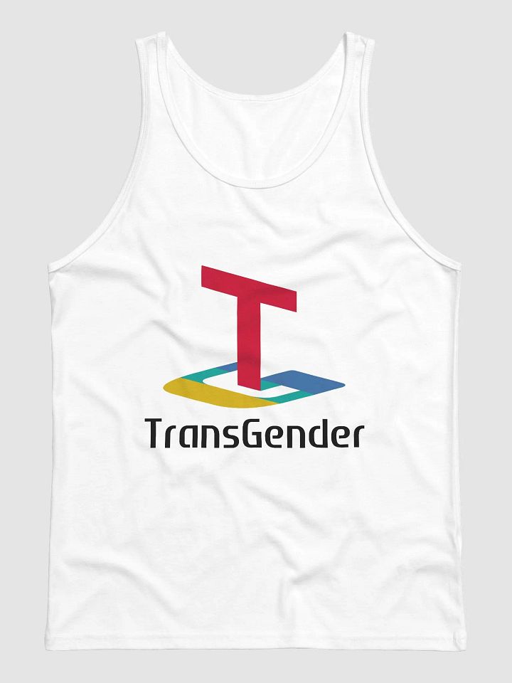 TransGender PS Tank Top (Black Text) product image (17)