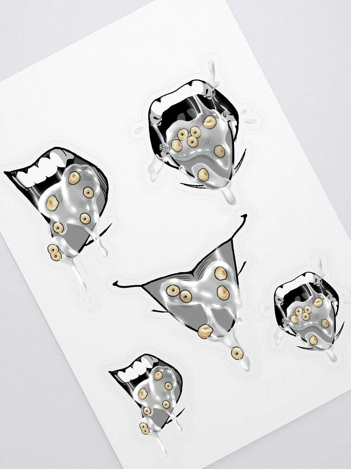 Milk Cereal Mouths Stickers product image (1)