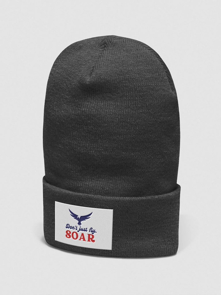 SOAR Eagle Embroidered Beanie product image (3)