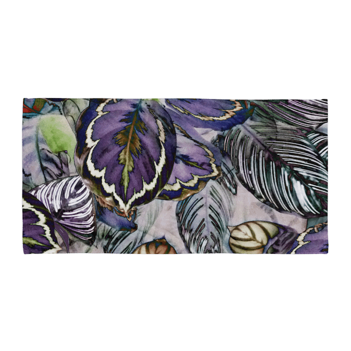 Purple Leaves Towel product image (1)