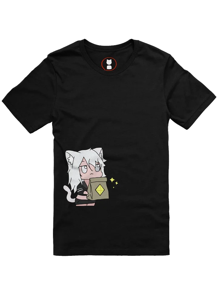 Whimsical Cat-Eared Meseta bag and Pizza T-Shirt product image (1)