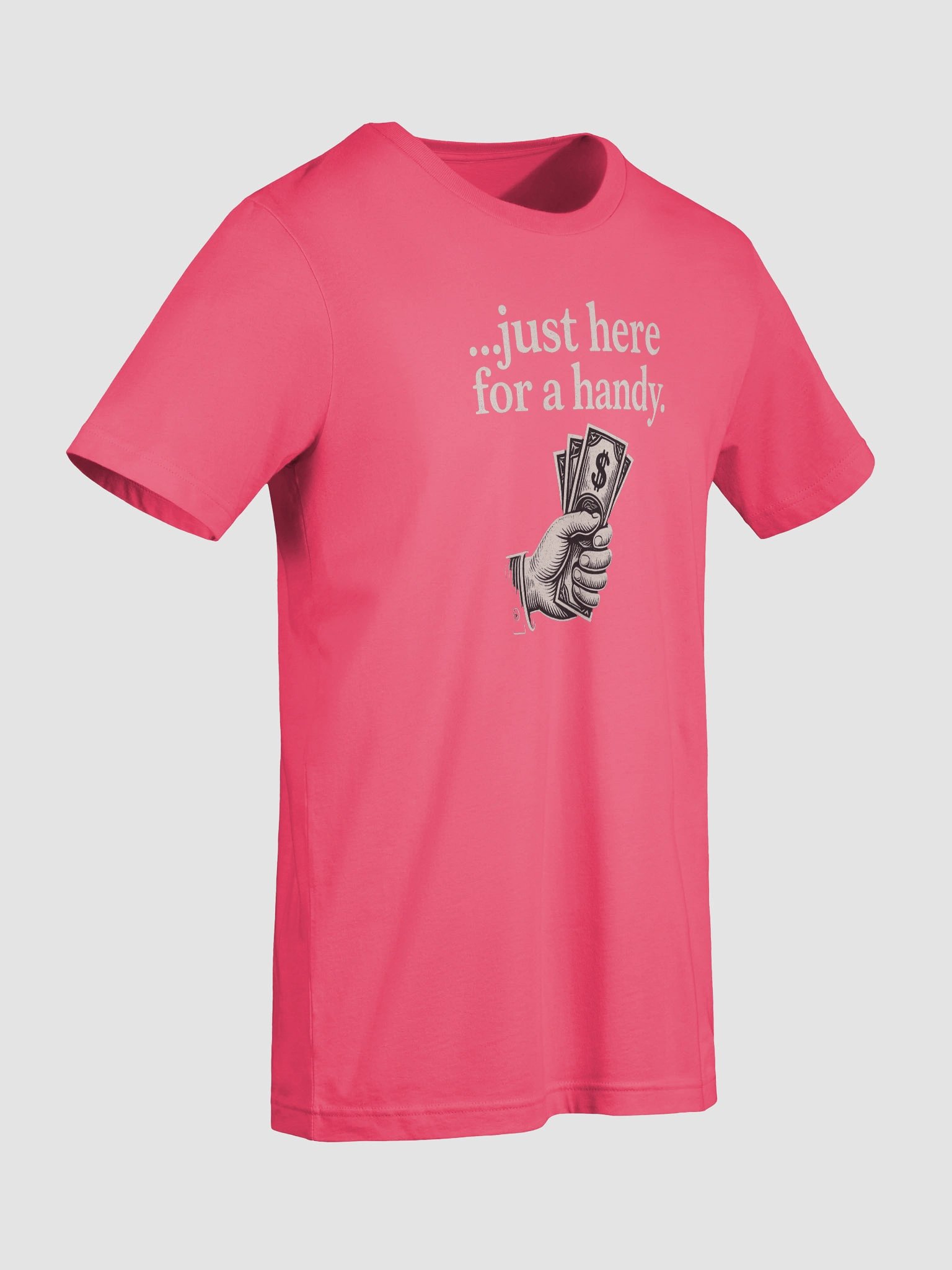 Just Here for a Handy Premium Womens T-Shirt product image (9)