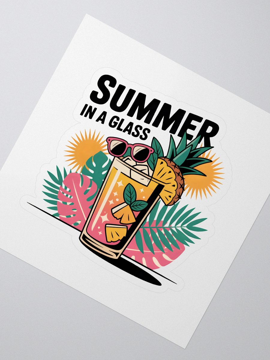 Tropical Vibes Kiss Cut Stickers product image (2)