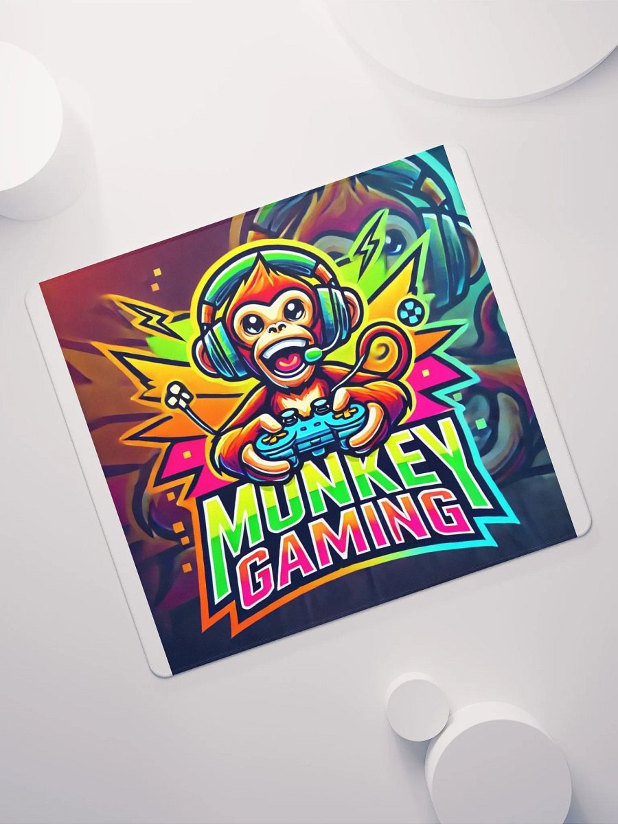 🐵🎮 Monkey Gaming Logo Mouse Pad 🖱️✨ product image (11)