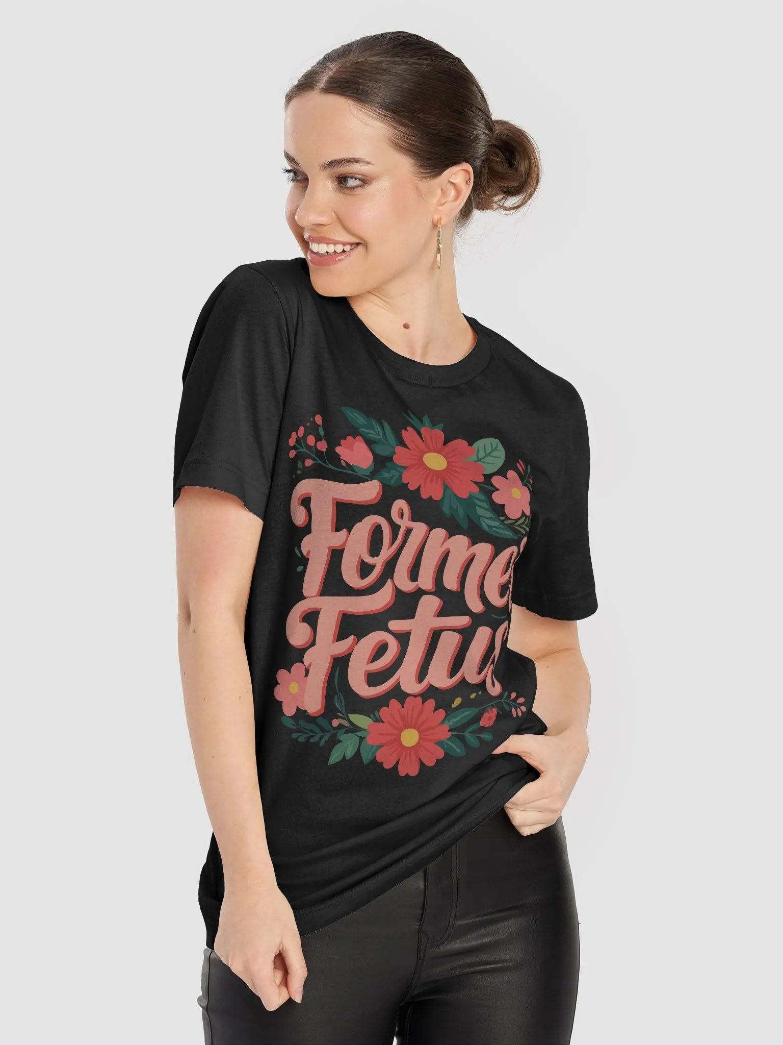 Former Fetus Pro-Life Message on Bella+Canvas Tee product image (2)