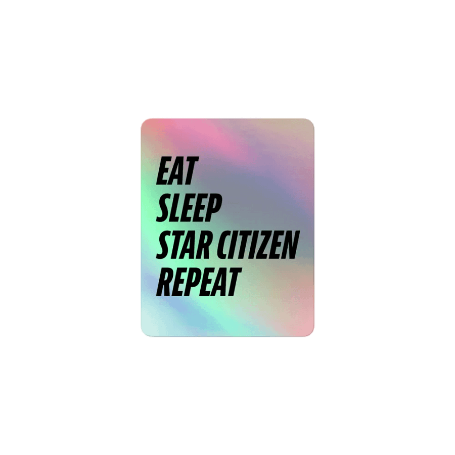 Eat, Sleep, SC, Repeat Holo Sticker product image (1)