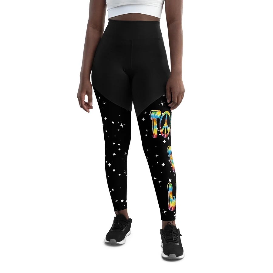 Peace sign sports leggings product image (11)