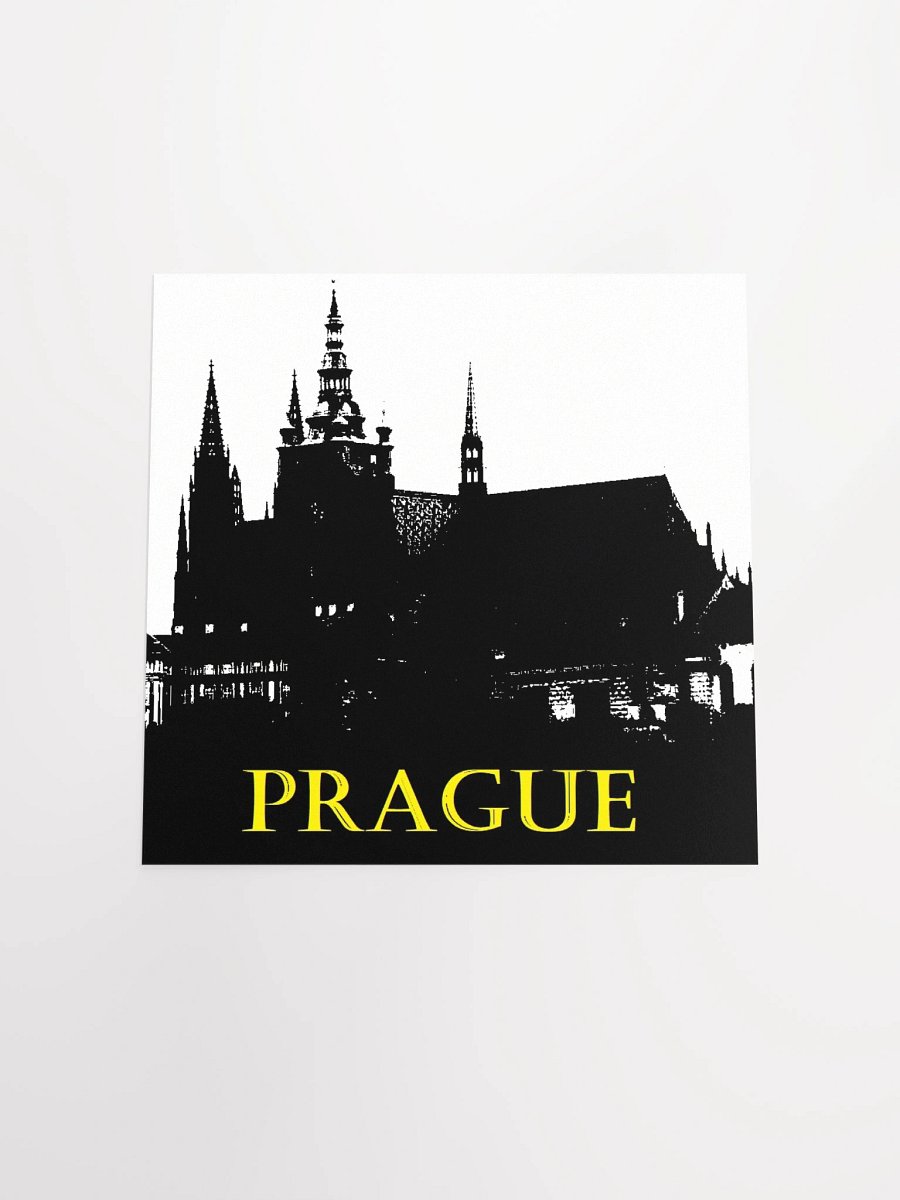 Prague - Prague Castle Silhouette - Poster product image (4)