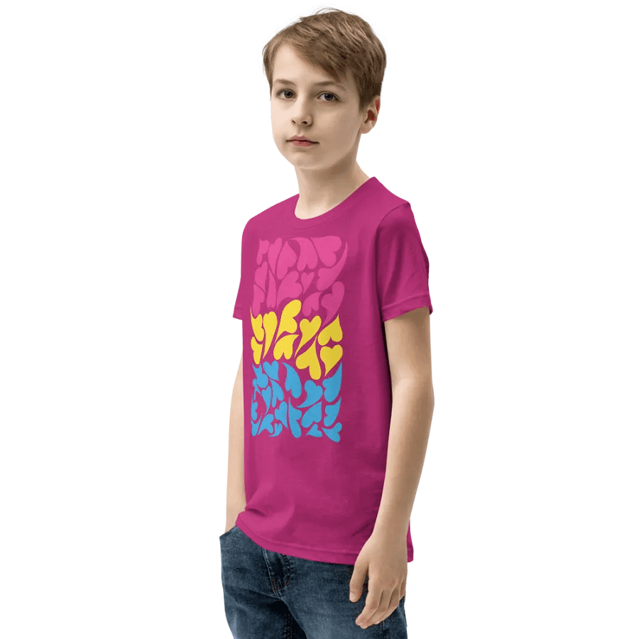Nestled PRIDE Pansexual T-shirt (Youth) product image (33)