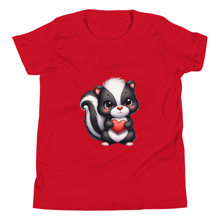 Adorable Skunk Love Youth T-Shirt product image (2)