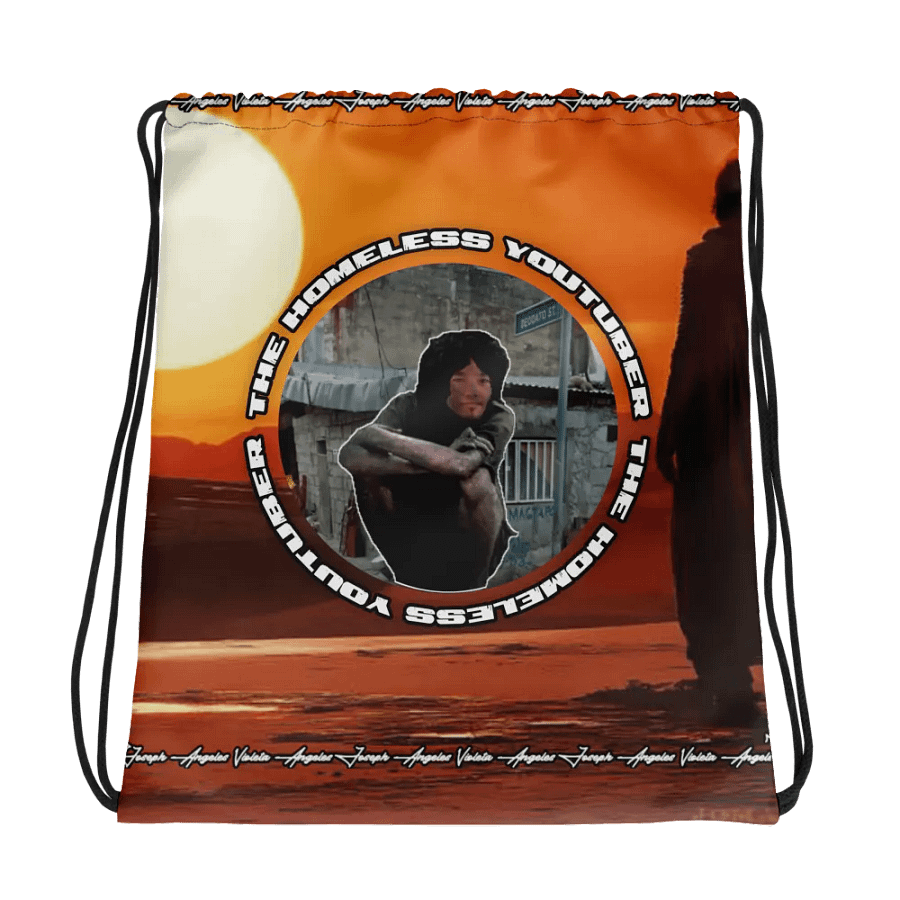 The Homeless YouTuber Amadis Sunset All-Over Drawstring Bag product image (1)