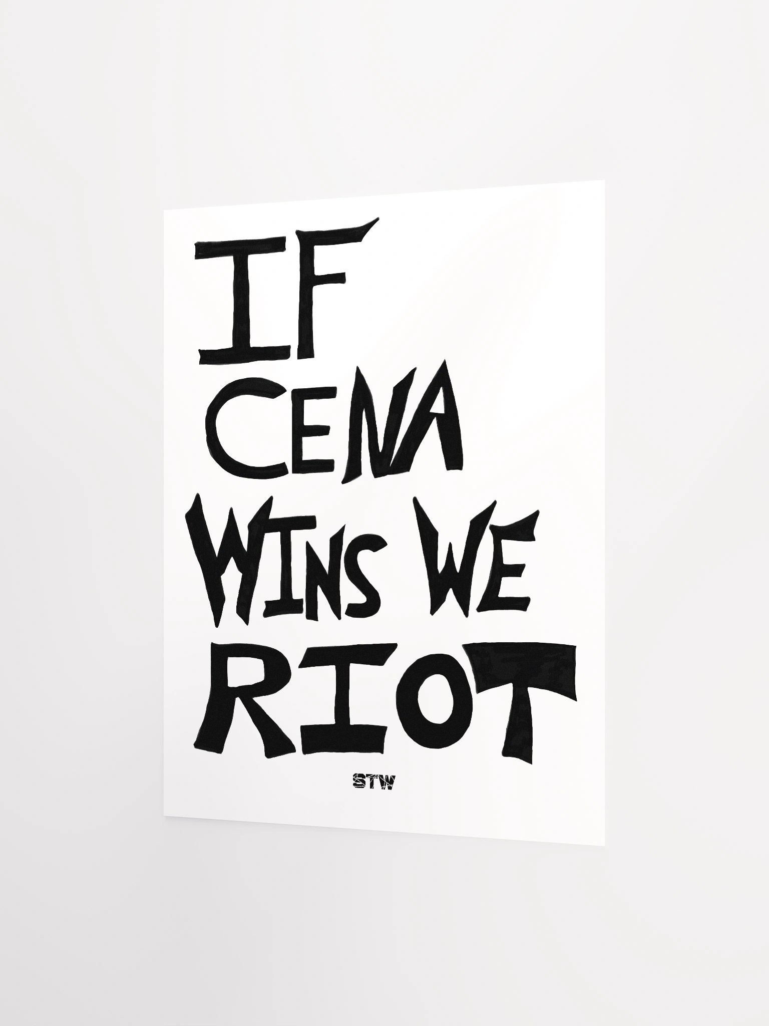 If Cena Wins We Riot Poster product image (4)