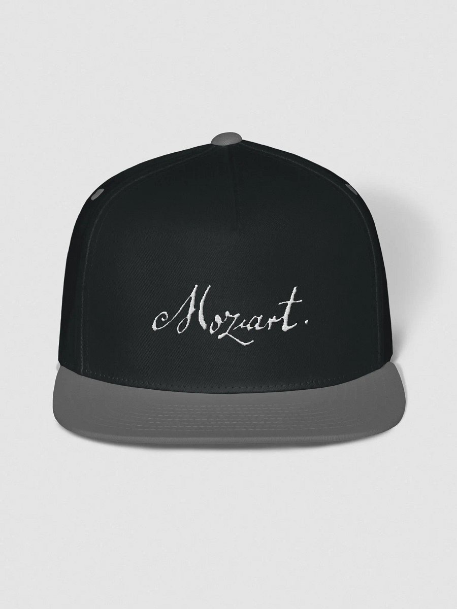 Mozart Signature Cotton Twill Flat Bill Cap product image (1)