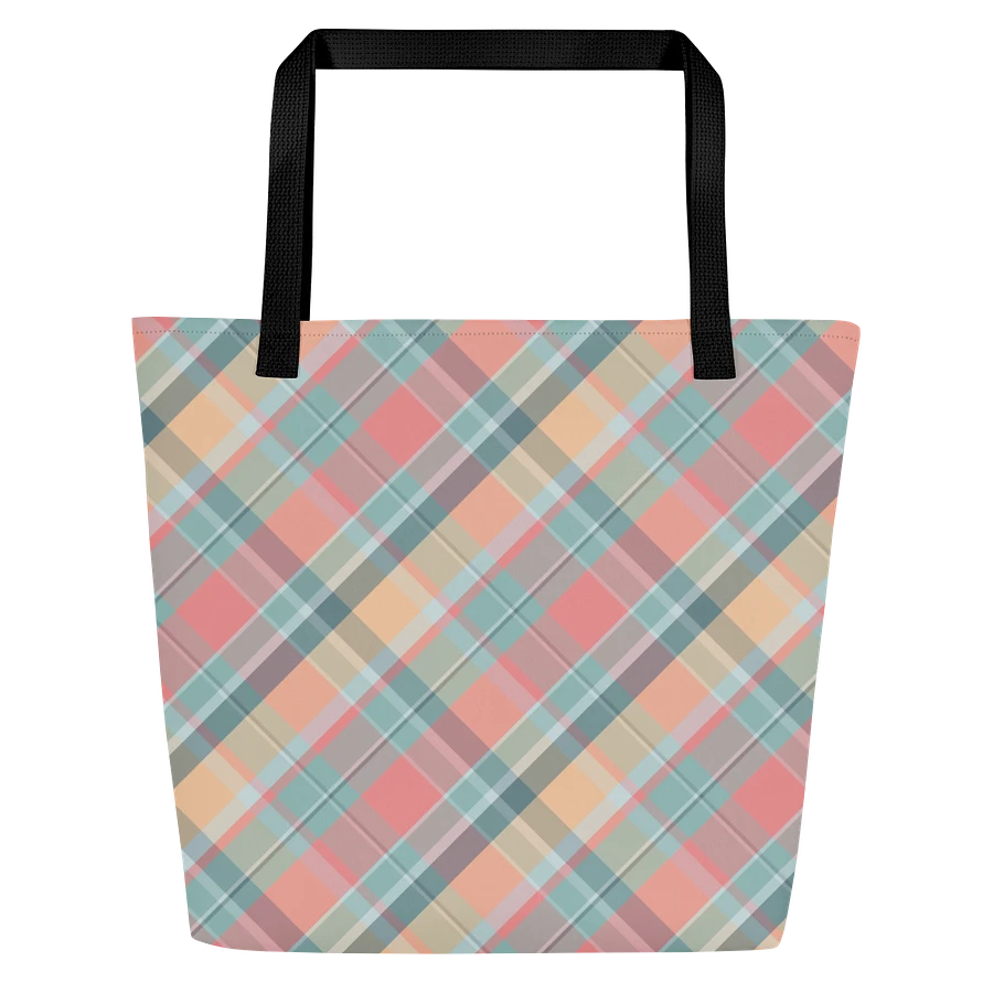 Summer Plaid Tote Bag product image (2)