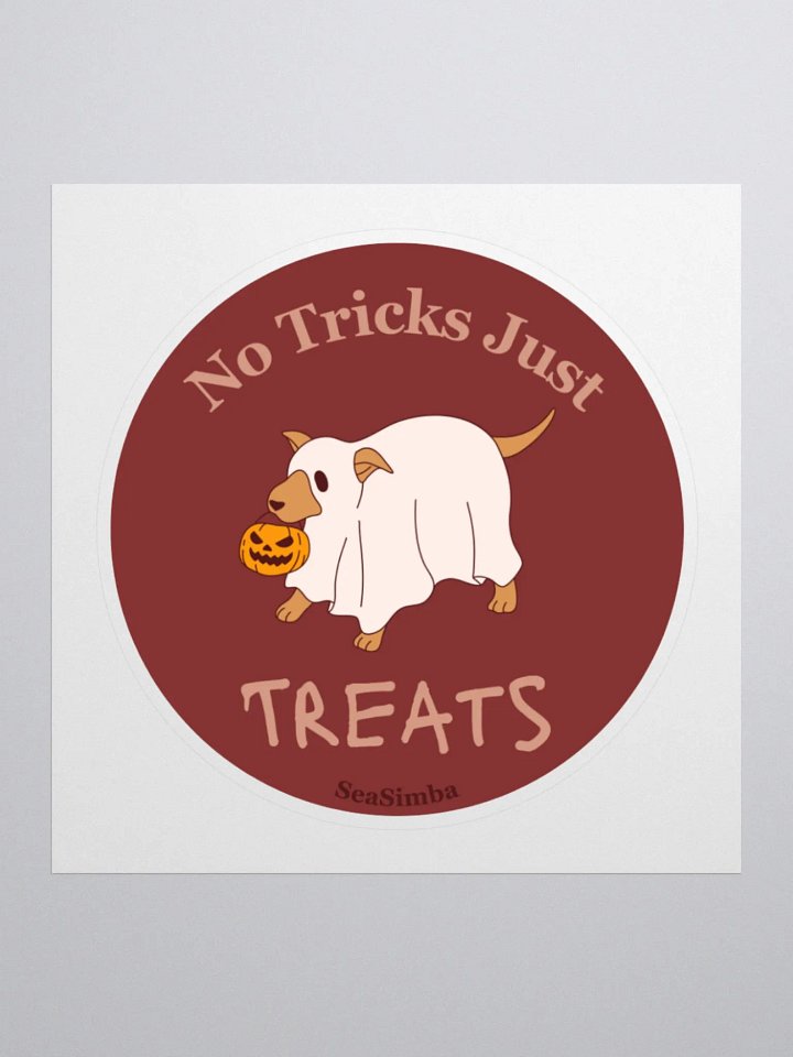 No Tricks Just Treats Sticker product image (1)