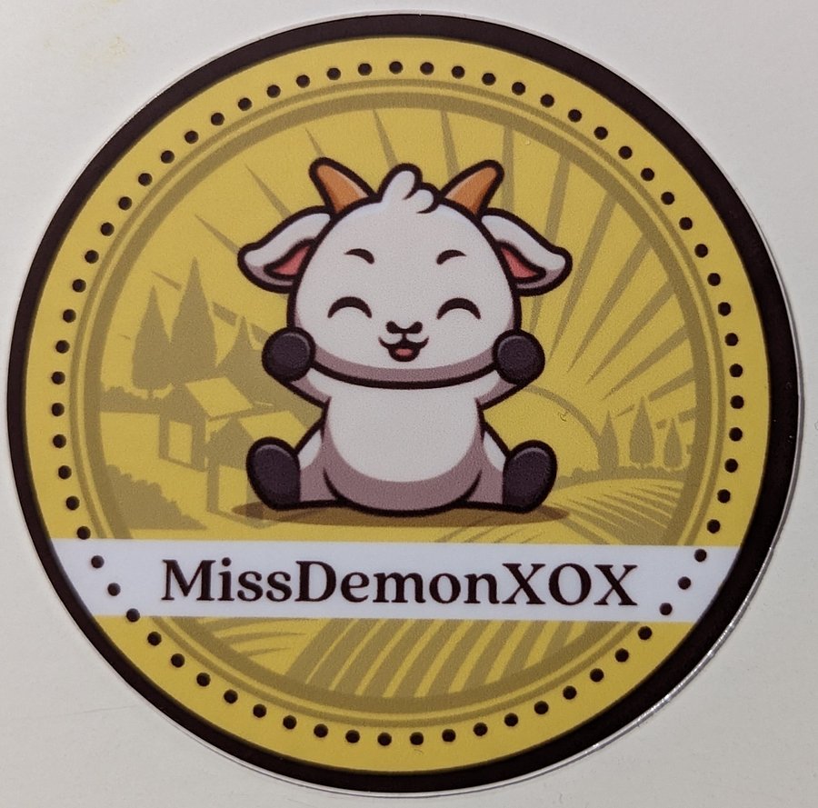 MissDemonXOX Standard Logo (Sticker) product image (1)