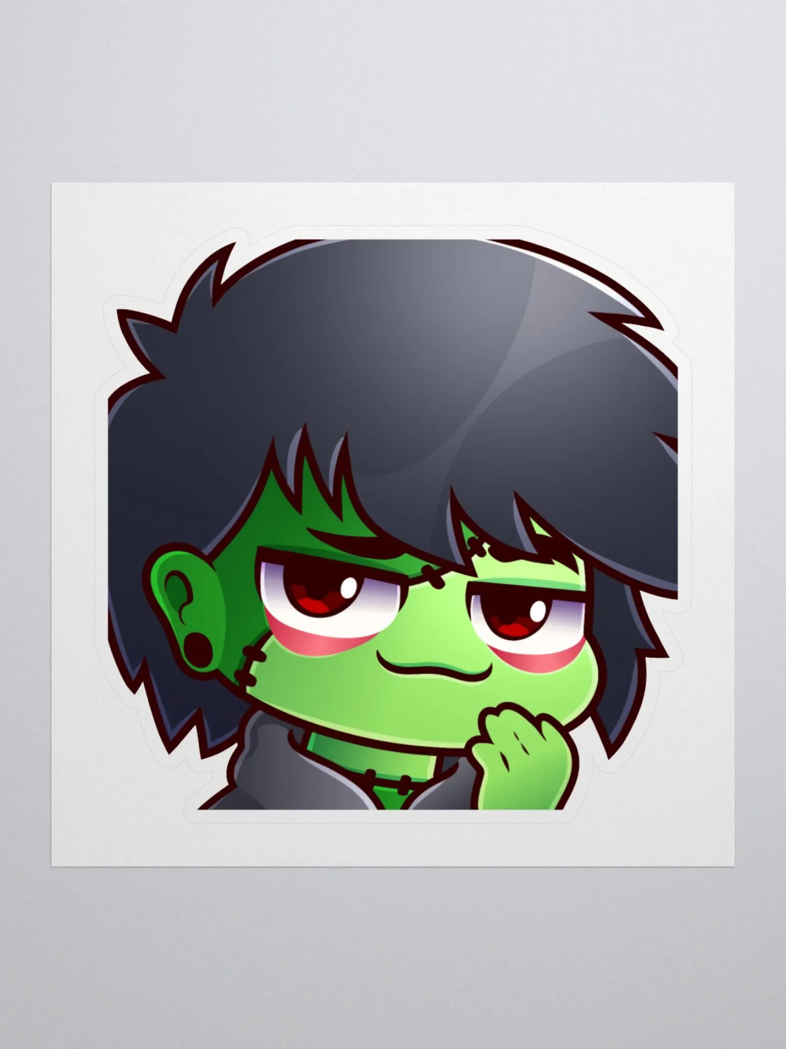 zambeeSmug Sticker product image (2)
